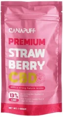 CanaPuff Fiore di canapa CBD Fragola, CBD 13%, 1 g - 10 g