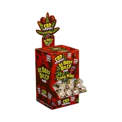 Bubbly Billy Buds 10 mg CBD Cola Kiss Lollies — displeja konteiners (100 konfektes), 2000 g