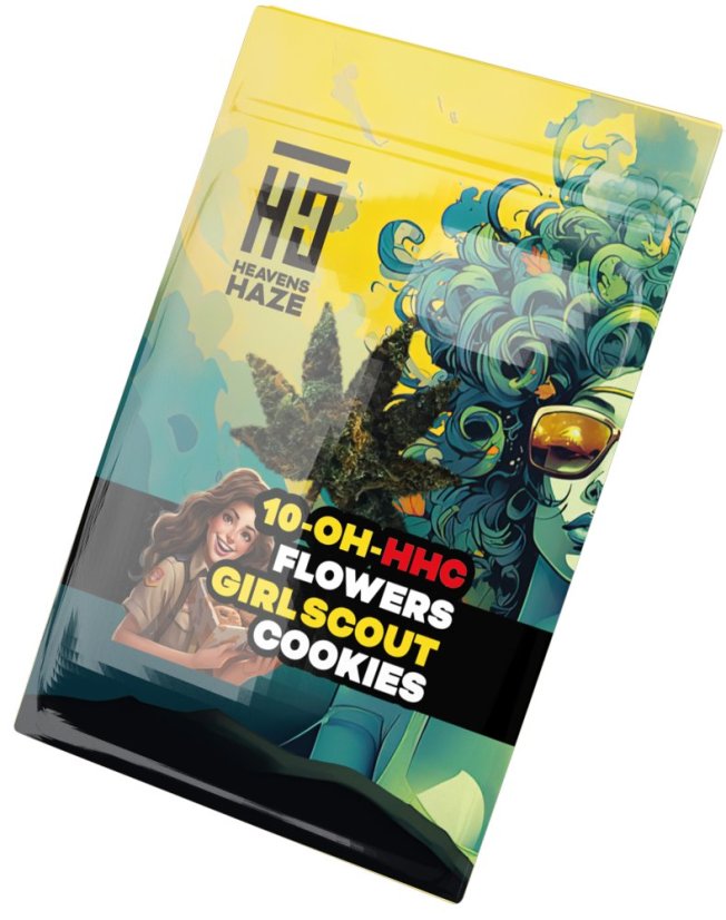 Heavens Haze 10-OH-HHC Flowers Girl Scout cepumi, 20 % 10-OH-HHC, 1 g