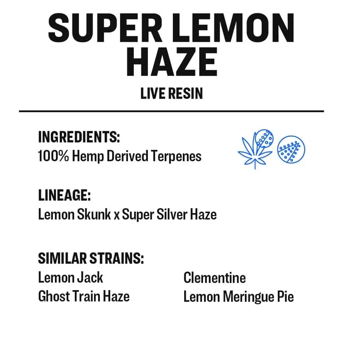 True Terpenes Live Resin Super Lemon Haze (2 ml - 960 ml)