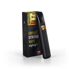 Eighty8 E8High Kertakäyttöinen Vape Banana, 96 % E8High, 1 ml