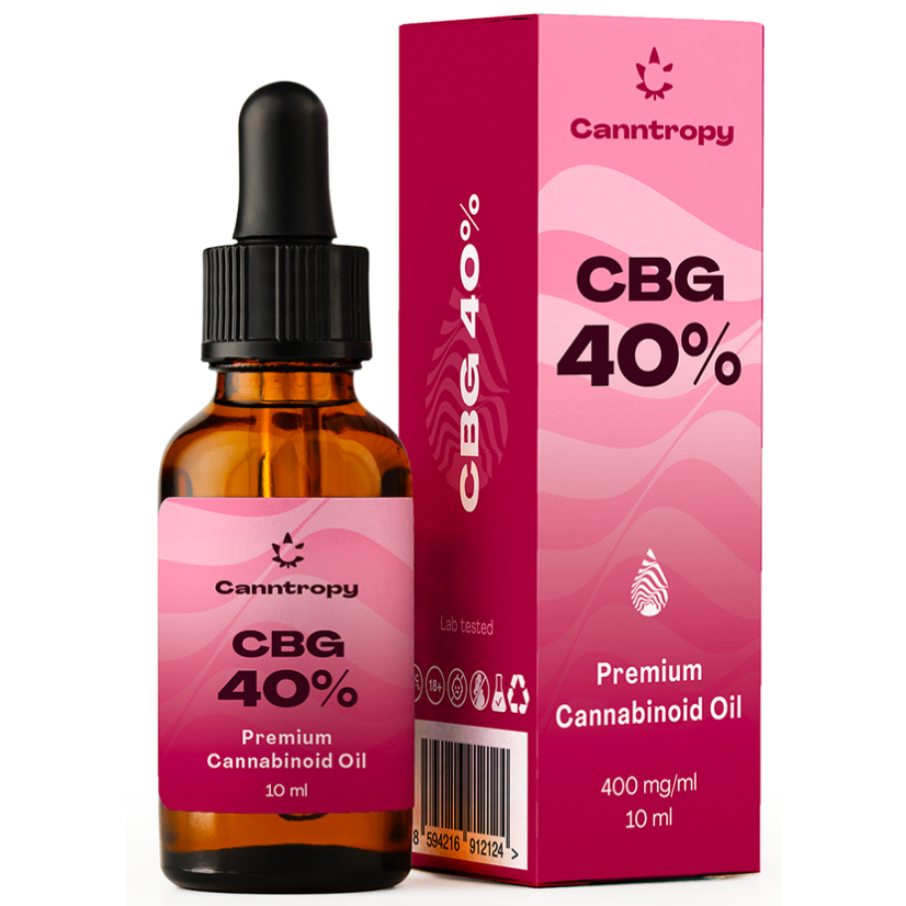 Canntropy CBG Premium Cannabinoid Oil - 40 %, 4000 mg, 10 ml
