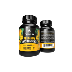 CanaPuff HHC Gummies Mango, 20 gab. x 25 mg, 500 mg, 70 g