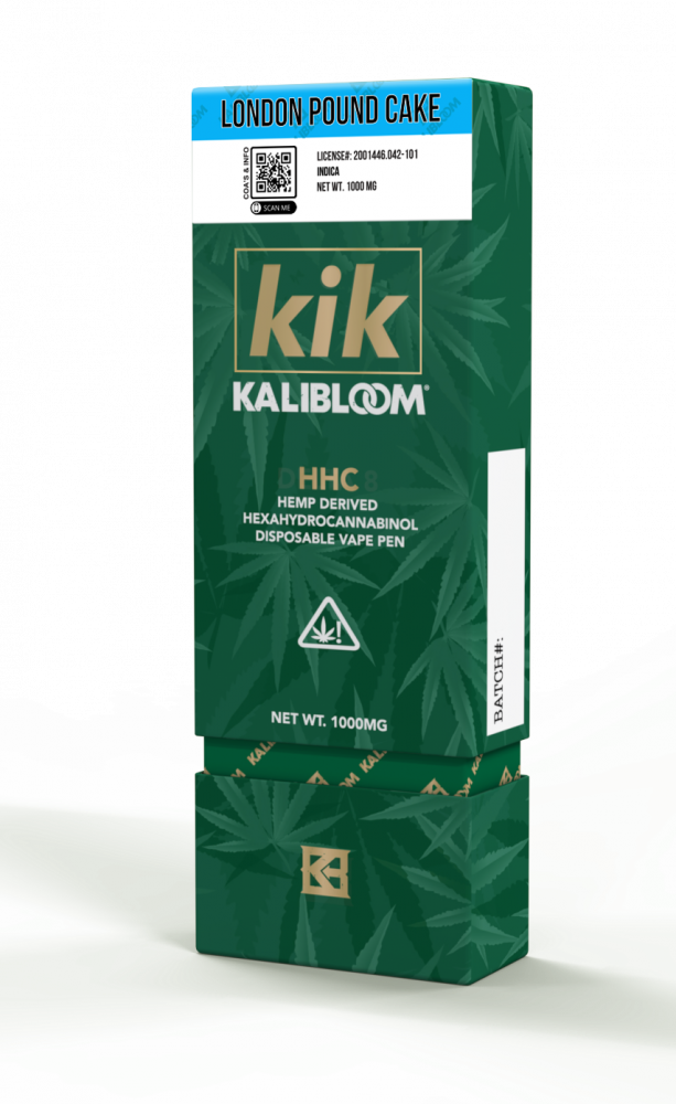 Kalibloom HHC Vape Pen London Pound Cake 90 %, 1000 mg HHC, 1 ml Kalibloom HHC Vape Pen London Pound Cake 90 %, 1000 mg HHC, 1 ml