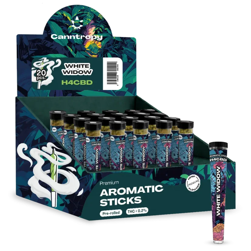 Canntropy H4CBD предувијени ролови White Widow, дисплеј кутија 20 ком