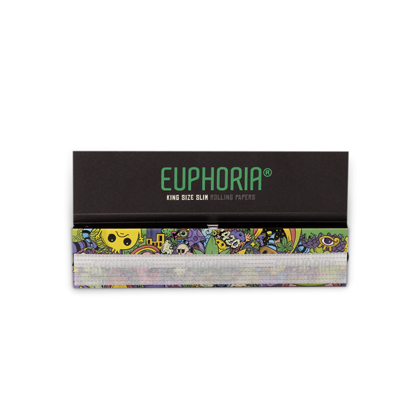 Euphoria Необични роллинг папири Кингсизе Слим - Дисплаи Бок са 50 паковања