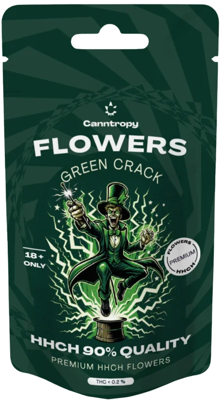 Canntropy HHCH Flower Green Crack, HHCH kvalitāte 90 %, 1 g - 100 g