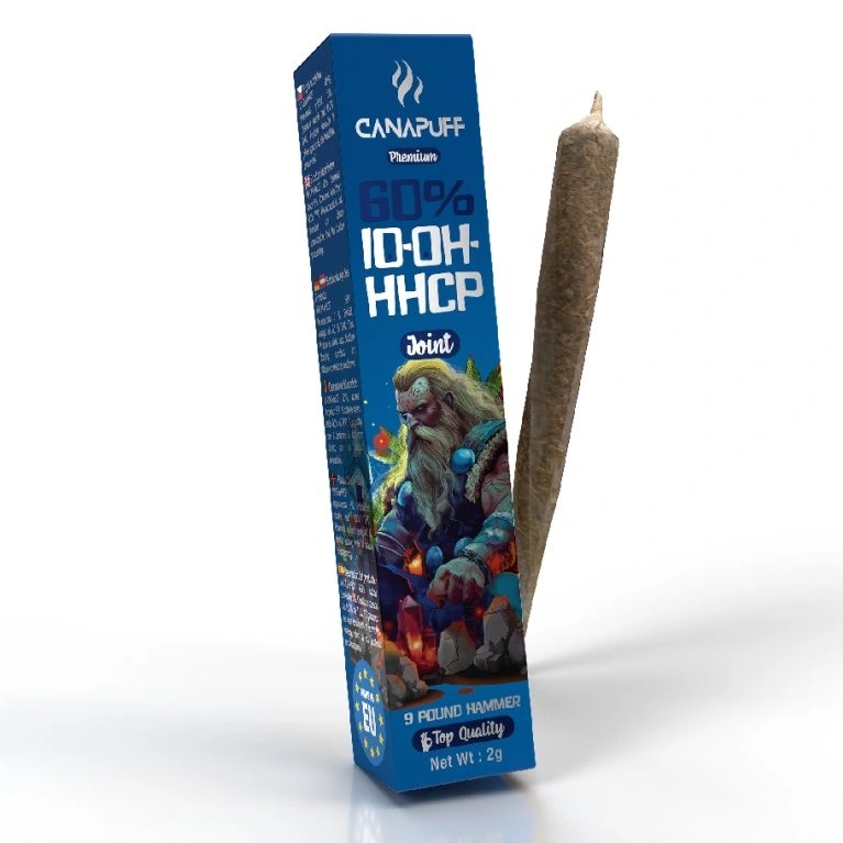 CanaPuff 10-OH-HHCP voorgedraaid 9 pond hamer, 10-OH-HHCP 60%, 2 g