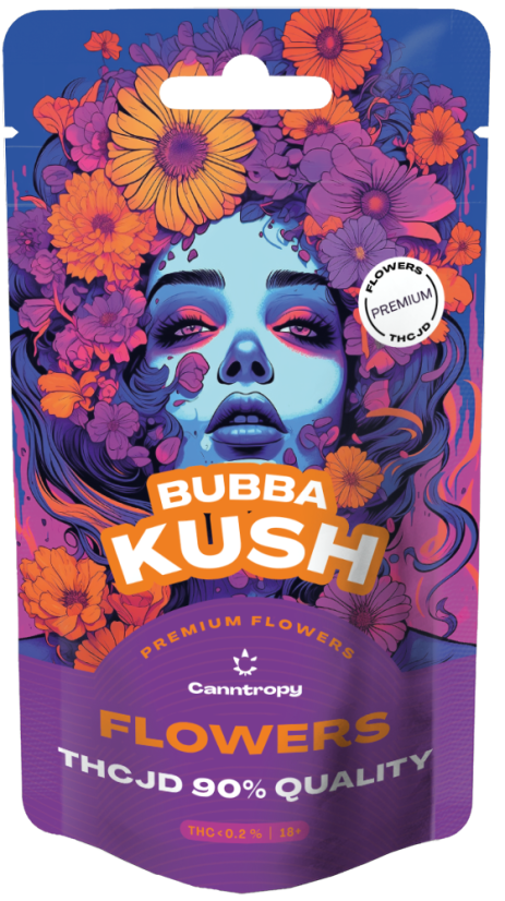 Canntropy THCJD zieds Bubba Kush, THCJD 90% kvalitāte, 1 g - 100 g