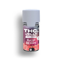 Чешки CBD THCV Jelly Raspberry, 25 mg THCV, 8 бр.