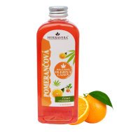 Herbavera Hemp oil for bath ORANGE 400 ml - 6 pieces pack, 2400 ml