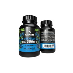 CanaPuff HHC Gummies Blue Raspberry, 20 gab. x 25 mg, 500 mg, 70 g