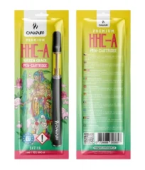 CanaPuff HHCA pildspalva + kārtridžs Green Crack, HHCA 95%, 1 ml