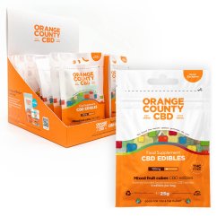 Orange County CBD Mini Grab Cubes, 100 mg CBD, 25 g ( 20 pcs / display ), 500 g
