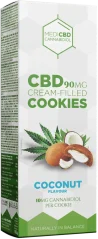 MediCBD ar kokosriekstu krēmu pildīti cepumi (90 mg) - kartona kārba (18 iepakojumi)