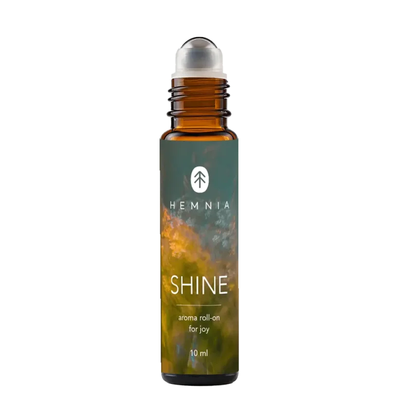 Hemnia SHINE: Aromterapijas rullītis priekam, 10 ml