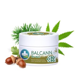 Annabis Balcann organiskā ziede ar CBD un CBG, 50 ml