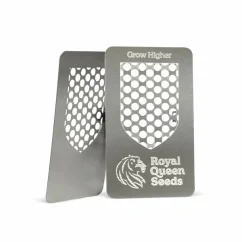 Royal Queen Seeds Card Grinder RQS, 2 parts,15 x 12 x 2 cm