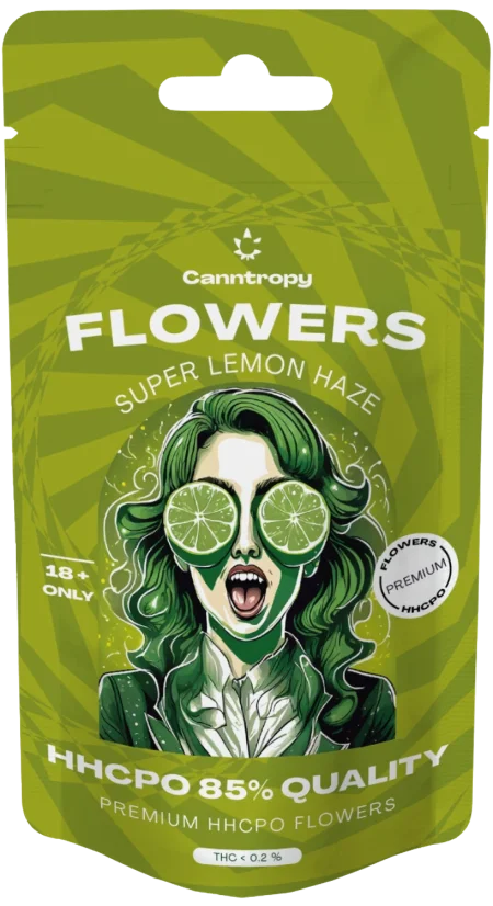 Canntropy HHCPO Flower Super Lemon Haze, HHCPO kvalitāte 85%, 1 g - 100 g