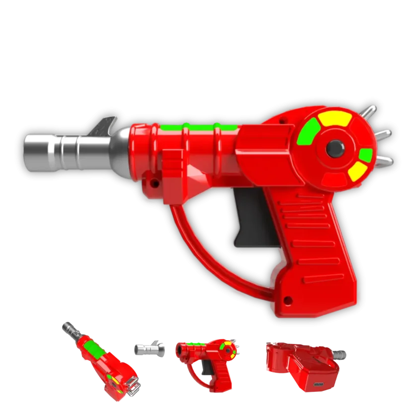 Smyle Labs Raygun Penjamin Battery with Lights and Sound, Display box 5 pcs