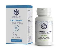 Alpha-CAT CBD Capsules 60x20mg, 1200 mg, 32 g