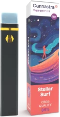 Cannastra CBG9 Disposable Vape Pen Stellar Surf, CBG9 85 % quality, 1 ml