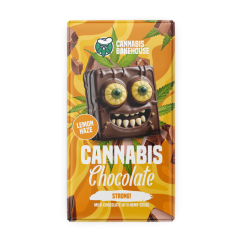Cannabis Bakehouse Milk Chocolate bar with hemp seeds, Lemon Haze, 1 pcs, 80 g