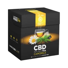 CBD Camomile Tea, CBD 7,5 mg, box of 20 teabags, Carton (10 boxes), 400 g