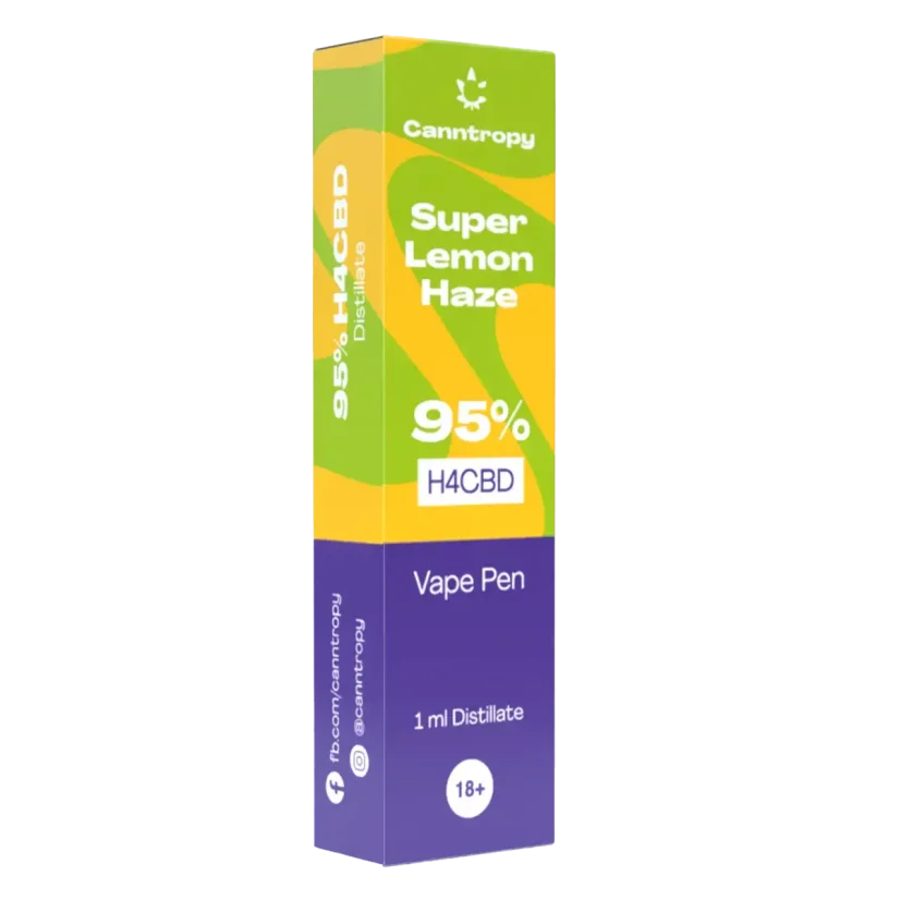 Canntropy H4CBD Vape Pen Super Lemon Haze 95%, 1 ml