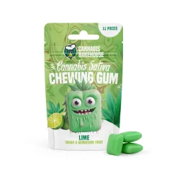 Cannabis Bakehouse Cannabis Chewing Gum, Lime, 10 pcs (15 pcs Display)