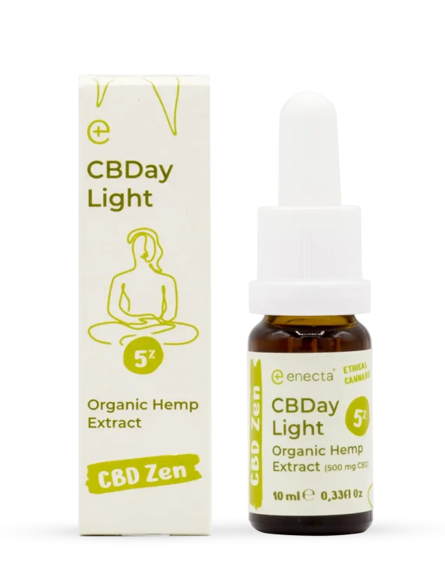 Enecta CBDay Plus Mild Full Spectrum CBD eļļa 5%, 500 mg, 10 ml