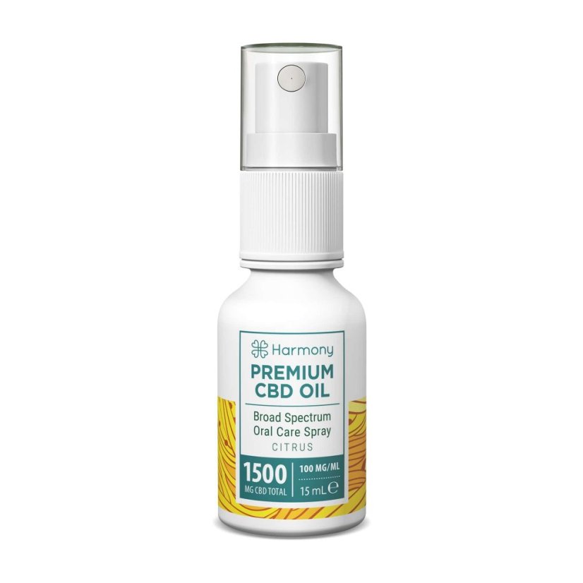 Harmony CBD aerosols mutes kopšanai, 1500 mg, 15 ml, Citrus