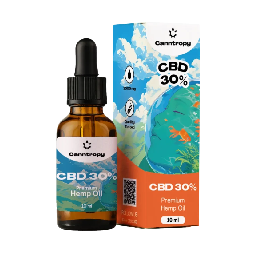 Canntropy CBD Kaņepju eļļa, 30%, 3000mg, 10ml
