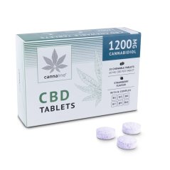 Cannaline CBD Compresse con Bcomplex, 1200 mg CBD, 20 x 60 mg