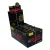 RAW Black Connoisseur 1¼ Rolling Papers + Tips - natural unrefined rolling paper,  32 leaves + 32 tips/pack, 24 packs/Dislay Box