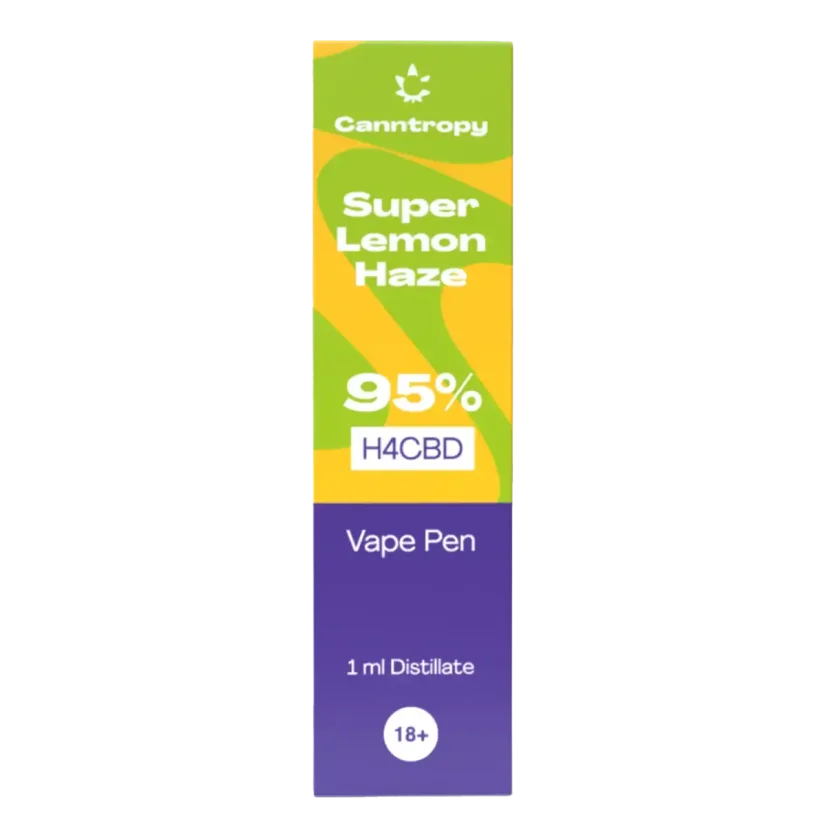 Canntropy H4CBD Vape Pen Super Lemon Haze 95%, 1 ml