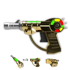 Smyle Labs Raygun Penjamin Battery with Lights and Sound, Display box 5 pcs