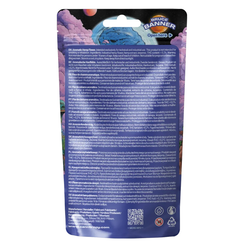 Canntropy HCT Flower Bruce Banner 10 %