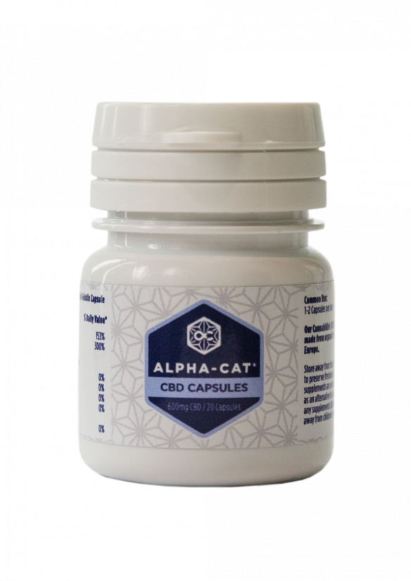 Alpha-CAT CBD kapsulas 20x30mg, 600 mg, 32 g