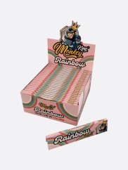 Monkey King Rainbow Ultrathin Unbleached Rolling Papers (50pcs/display)