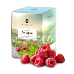 Hemnia Bevanda al collagene Lampone, 6000 mg di collagene in 1 bustina, 30 bustine