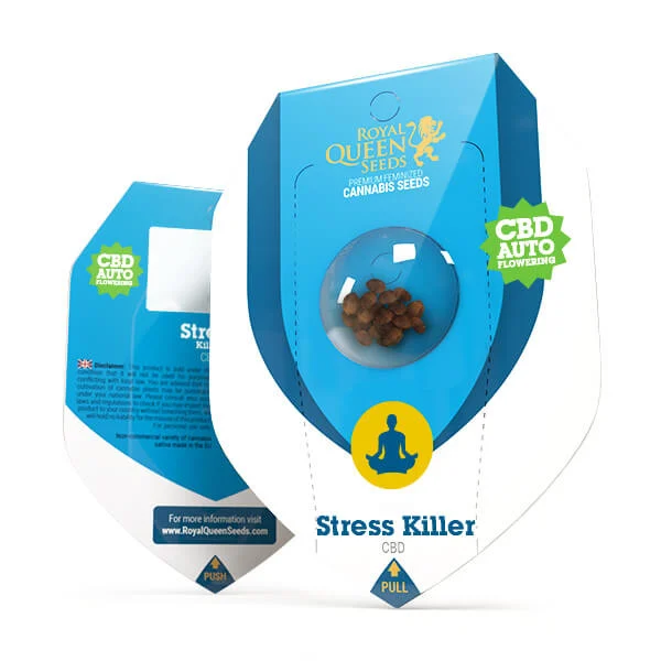 Royal Queen Seeds Cannabis Seeds Stress Killer Auto (augsts CBD)