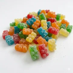 CBD želejas konfektes - Sajaukums augļu garšu - 5 mg / gab., 1 000 g - 500 000 g (aptuveni 400 gab.)