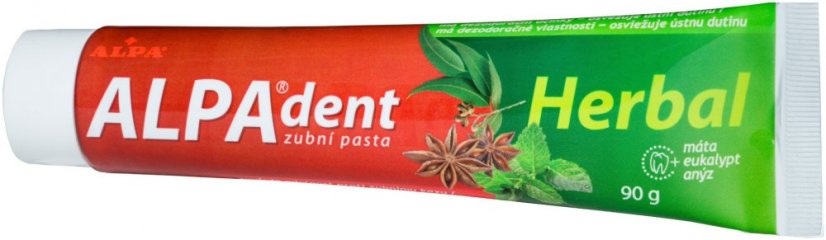 Alpa-Dent augu zobu pasta 90 g, 10 gab iepakojums, 900 g