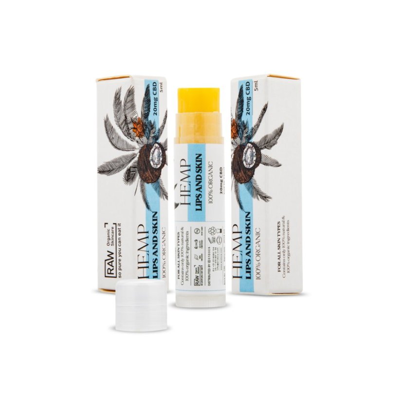 Endoca Balzams lūpām un ādai 20 mg CBD, 5 ml