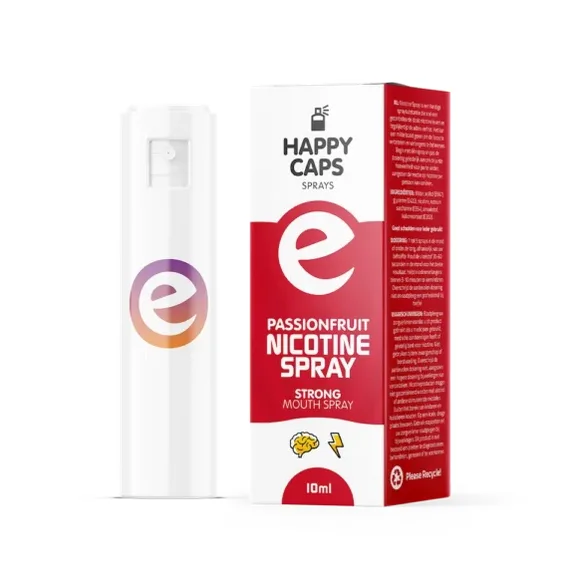 Happy Caps Nicotine Spray 10 ml, дисплеј 9 ком