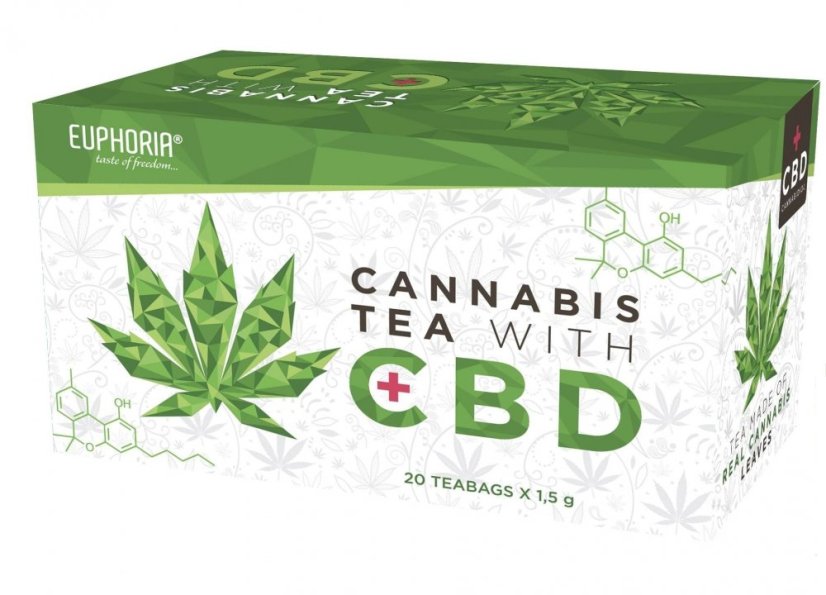 Euphoria Kaņepju tēja ar CBD, 30 g
