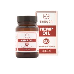 Endoca Kaņepju eļļas kapsulas 1500 mg CBD, 30 gab.