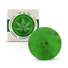 Cannaline Herbal Harmony CBD Ročno izdelano milo, 100 mg CBD, 110 g