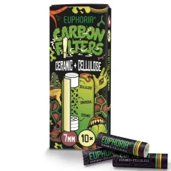 Euphoria Selüloz + Seramik Karbon Filtre 10 adet
